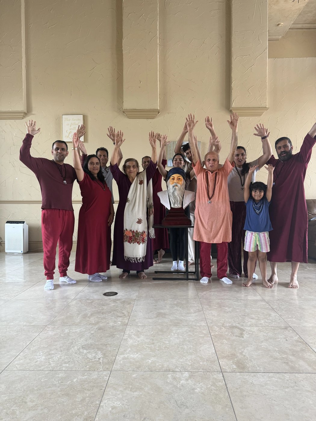 Celebration at the ashram