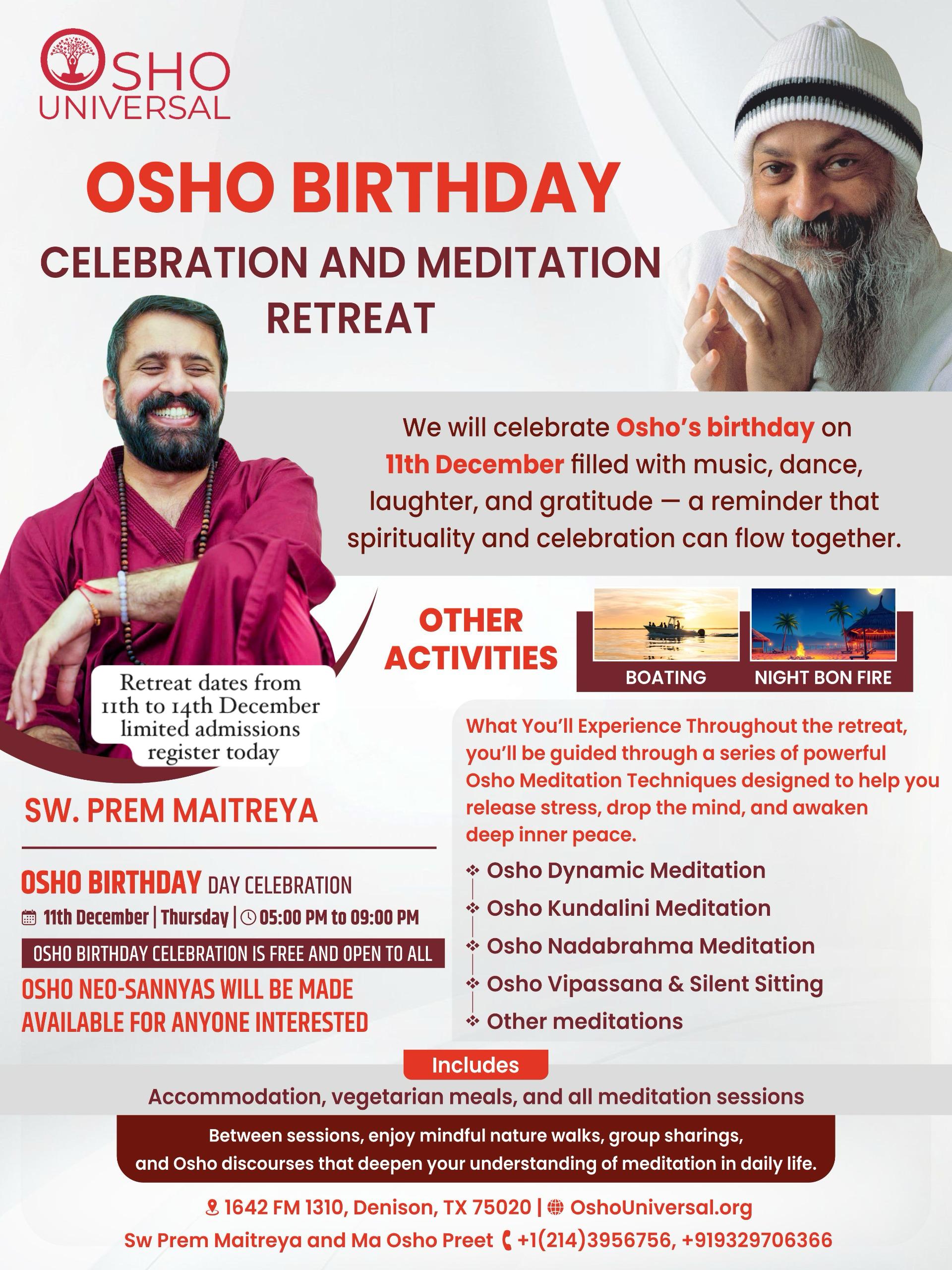 Osho Retreat 2025 (Full )